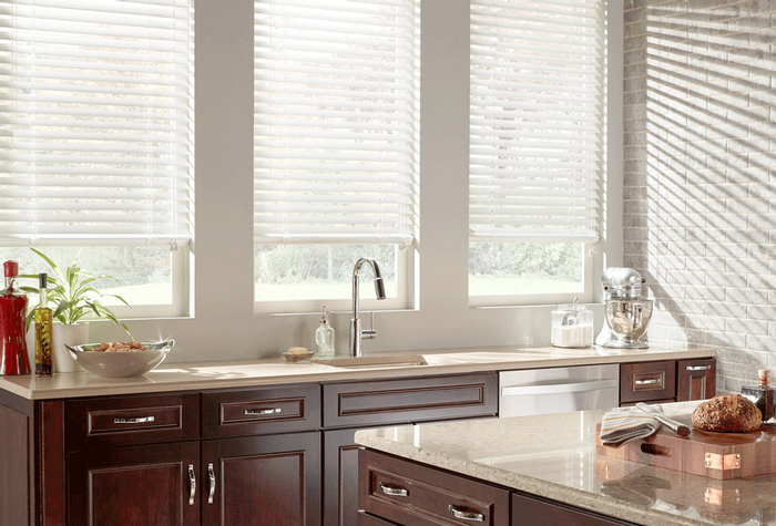 wooden window blinds